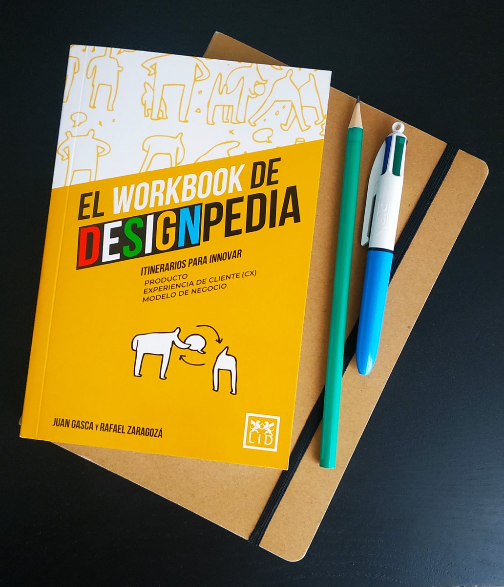 jrlopezbenito's tweet photo. Toca trabajar nuevos modelos en diseño de producto y experiencia de cliente (CX), porque @AugmentClass tiene en el horno novedades a punto de ver la luz 🚀 Pinta bien este librillo de @JuanGascaTC y @RafaZaragozaTC basado en las experiencias prácticas de #Designpedia. ¡Vamos!😃 https://t.co/oiU8OQCqxr