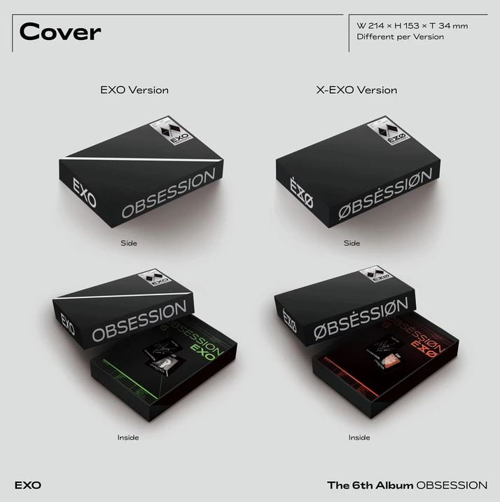 CBPHshop's tweet photo. 🦋 [#CBPHGO] EXO OBSESSION OFFICIAL ALBUM PH GO

— SEALED ALBUM: 400 PESOS ONLY.
— CAN CHOOSE VERSION

DOP: JULY 10, 2021 https://t.co/mN0XfrOJGl