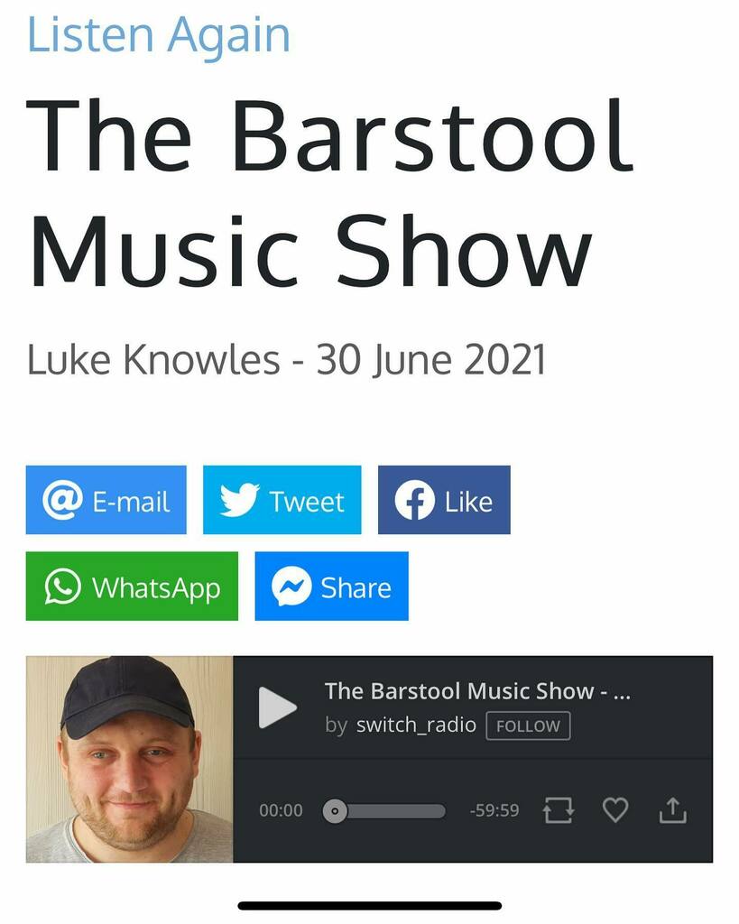 You can now listen to last nights show via link in bio 🎉 hear my interviews with @thesurlings and @scatterchilduk! Plus a line up of great new music (artists named below)🎶 #radioshow #listnagain #newmusic #interviews #unsignedmusic #independentmusic instagr.am/p/CQyswgSHXRM/