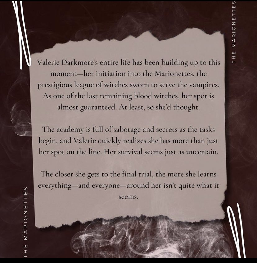 AudreaLife's tweet image. So excited for this🥰
#TheMarionettesSeries