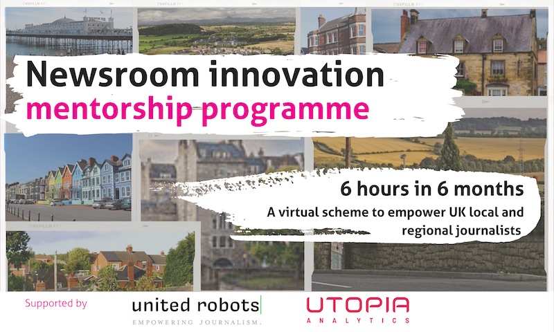 journalismnews's tweet image. We are so happy to be launching a new mentorship programme to help local and regional news publishers in the UK experiment with new tools and strategies. Details 👇

journalism.co.uk/news/new-mento…