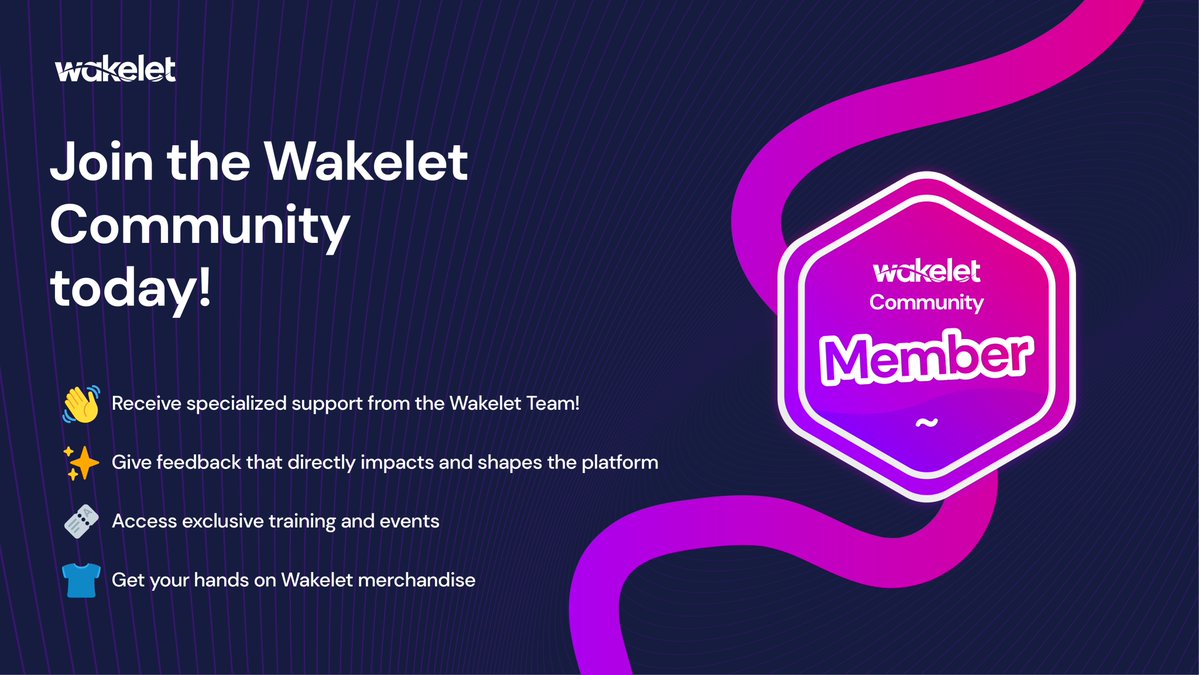 Join the Amazing Wakelet Community today!💙

✨Be Part of an ever-growing team
💥Meet new and incredible people
✨Experience Wakelet in different ways

Follow the link to join the Wakelet Wave!🌊
🔗Community.Wakelet.com