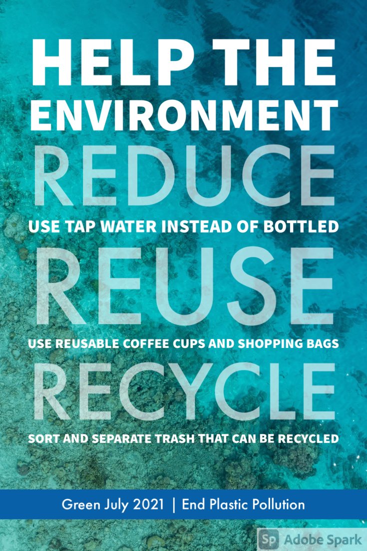 Robe_Org's tweet photo. Support #GreenJuly by reducing your use of plastics. And remember to recycle ♻️. #GreenNewMonth #GreenJuly #SocialMediaDay #ACCOUNTABILITY #micronations #microstate https://t.co/yCznIZ6uK5