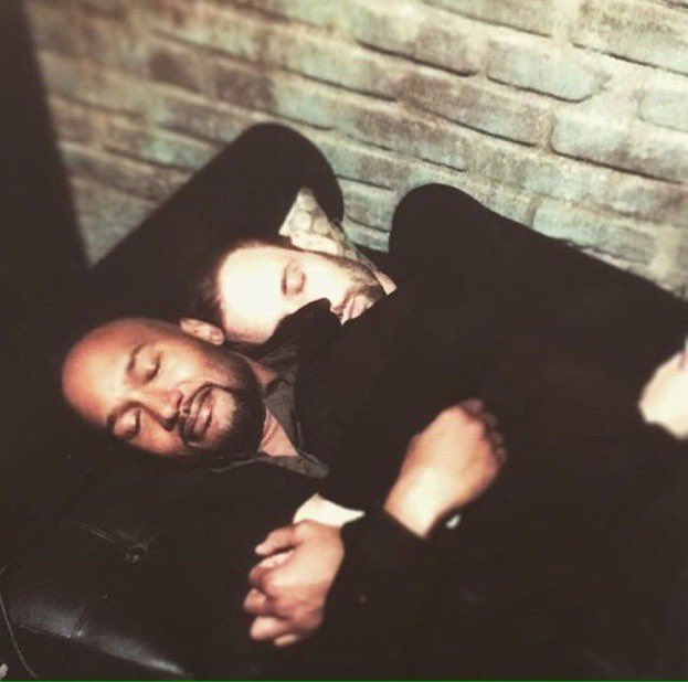 Oh happy birthday henry simmons! have to post my fav pics of him and nick blood hugging for this special day! 