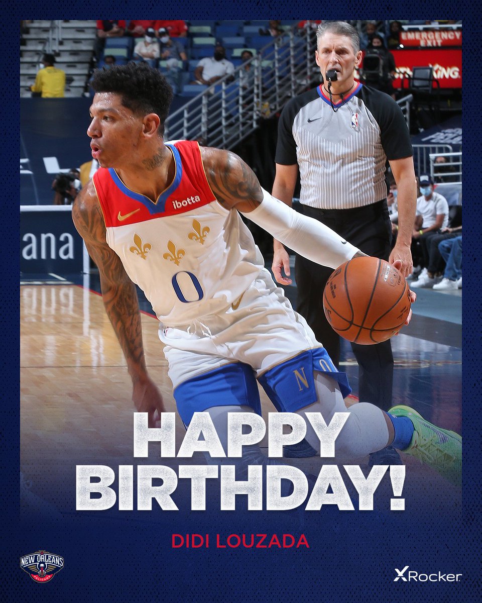 Feliz aniversário, @Didi! 🎉 #Pelicans | @XRockerGaming