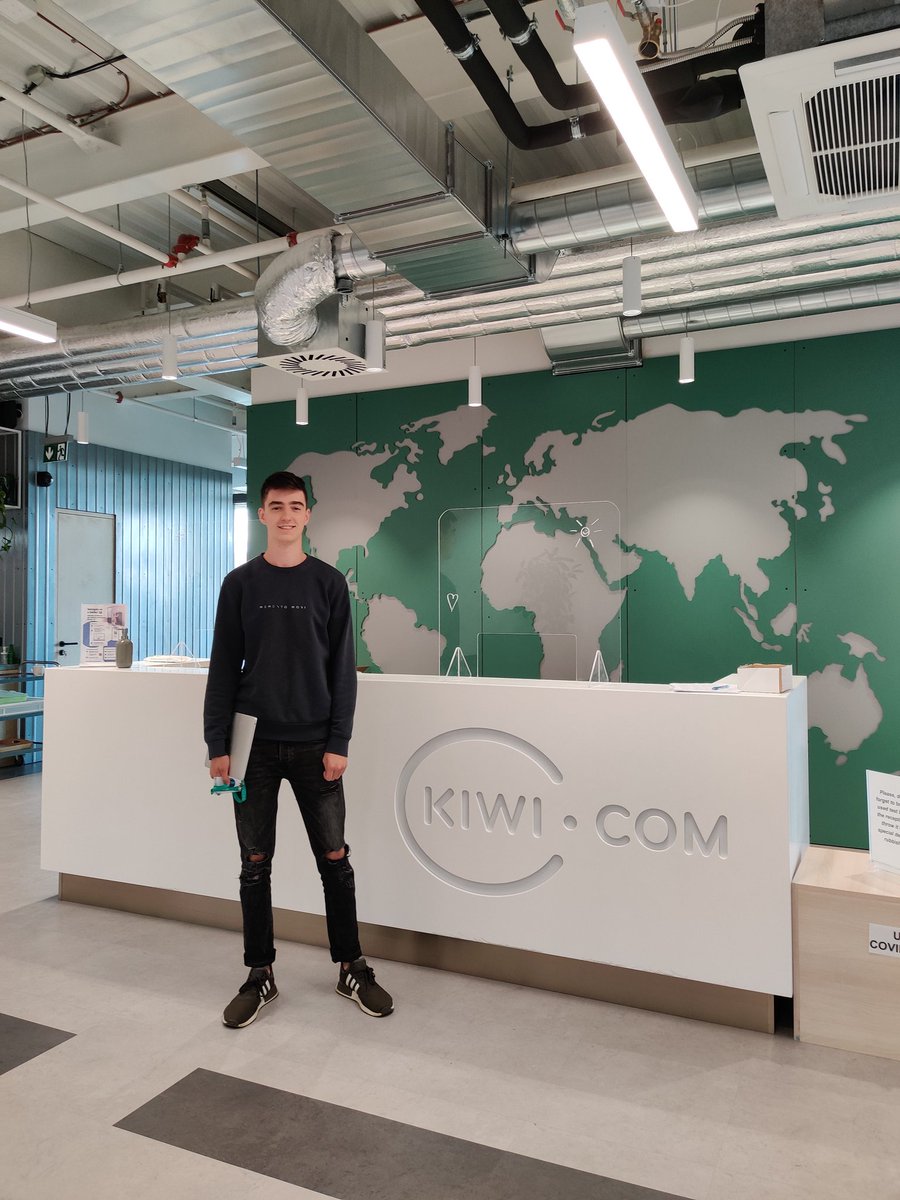 Matěj Krček (@krcekmatej) on Twitter photo Last month I joined <a href="/codekiwicom/">Kiwi.com Engineering</a> and work on the community team.
Looking forward to making travel better 🚀 Last month I joined <a href="/codekiwicom/">Kiwi.com Engineering</a> and work on the community team.
Looking forward to making travel better 🚀