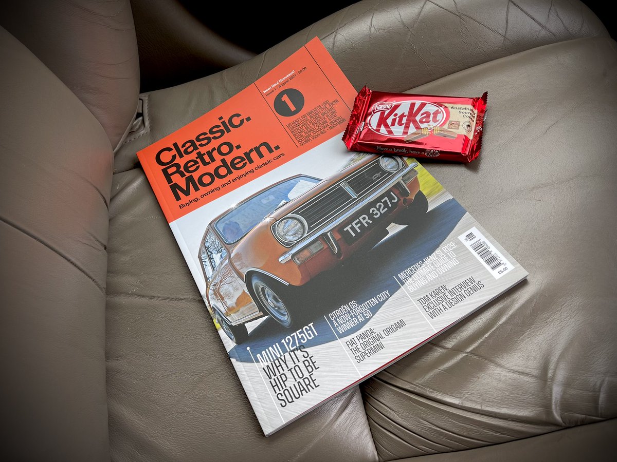 Wow. What a day. Amazing to see our mag on newsstands after months of planning. Thanks to everyone who bought a copy today - some stores have sold out!

The retro <a href="/WHSmith/">WHSmith</a> logo on the window of this branch is wonderfully apt. We couldn’t leave without buying a KitKat!