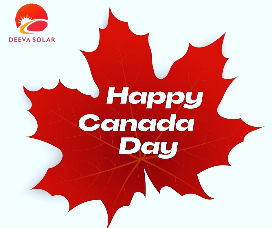 Happy Canada Day Everyone!!

#canada #CanadaDay #CanadaDay2021 #solar #deevasolar #Ontario #Brampton #Mississauga #Toronto
