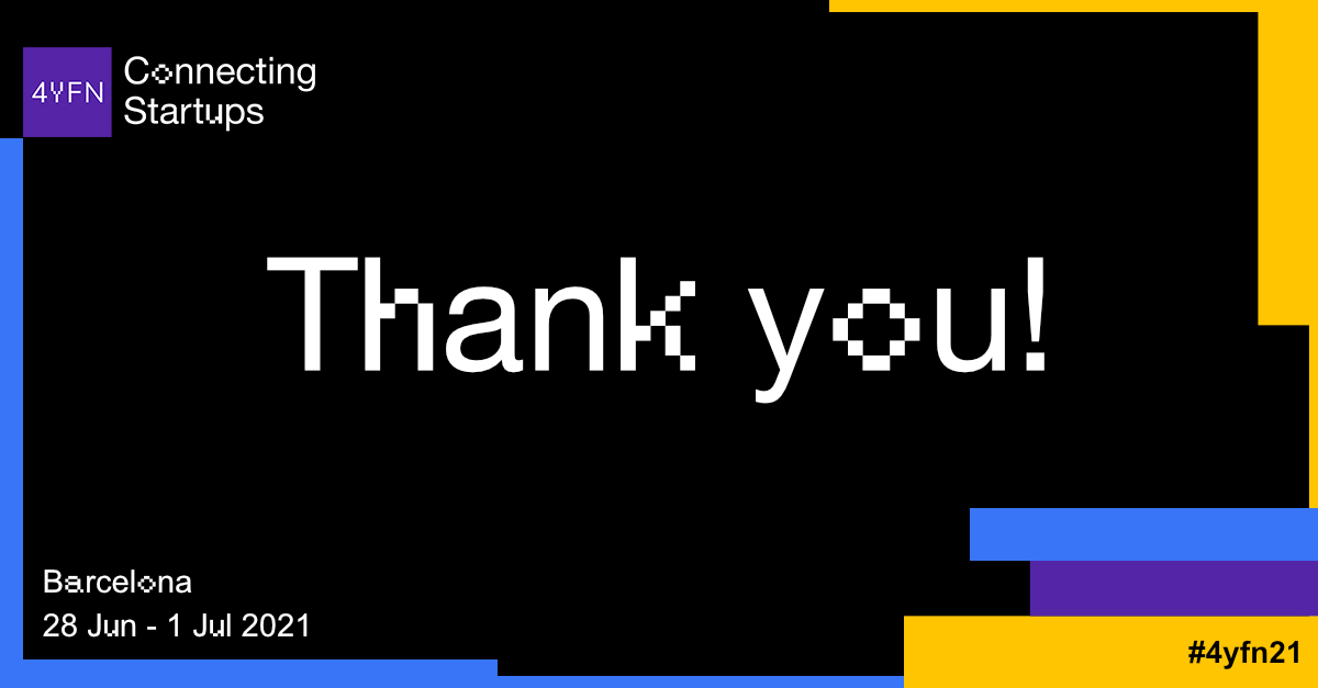 4YFN_MWC's tweet image. That's a wrap from #4YFN21!

See you in 2022!