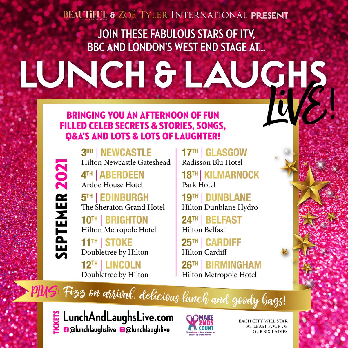 Self promotion tweet 3. This shit had better be gone by September because I've got a tour to go on! It's every weekend going all over the UK and tickets are on sale now at lunchandlaughslive.com Join us!