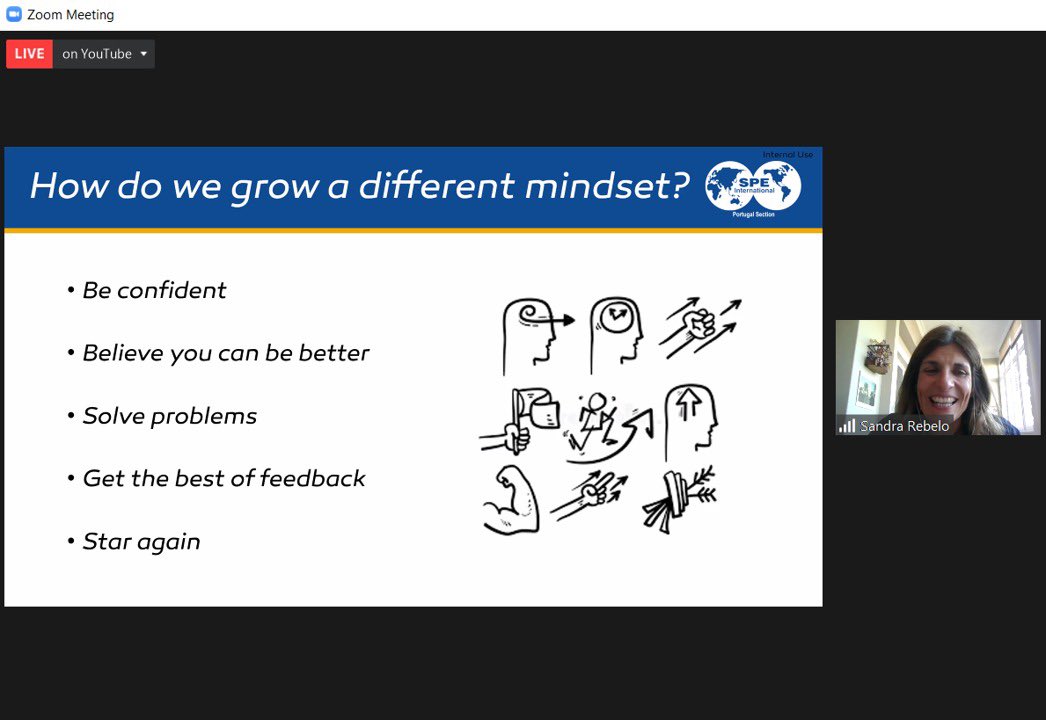 Last Thursday (June 24th) we hosted the event "Growth Mindset". Thanks Sandra Rebelo for bringing this important topic of discussion!

Don't worry if you missed this event, you can watch it on our Youtube channe!

Stay tuned for more events!

#spe #speevents #wearespe