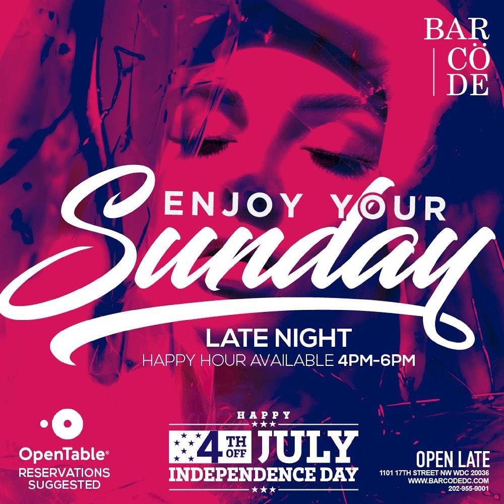 barcodedc's tweet image. July 4th weekend This Saturday/Sunday Brunch at Barcode . 12-4p. Reserve your table now via opentable.com/barcode  #brunch #independenceday #july4th #wdc #washingtondc #sundaybrunch #sundaybrunchday  @tazwube @tazevents @aspilller8
