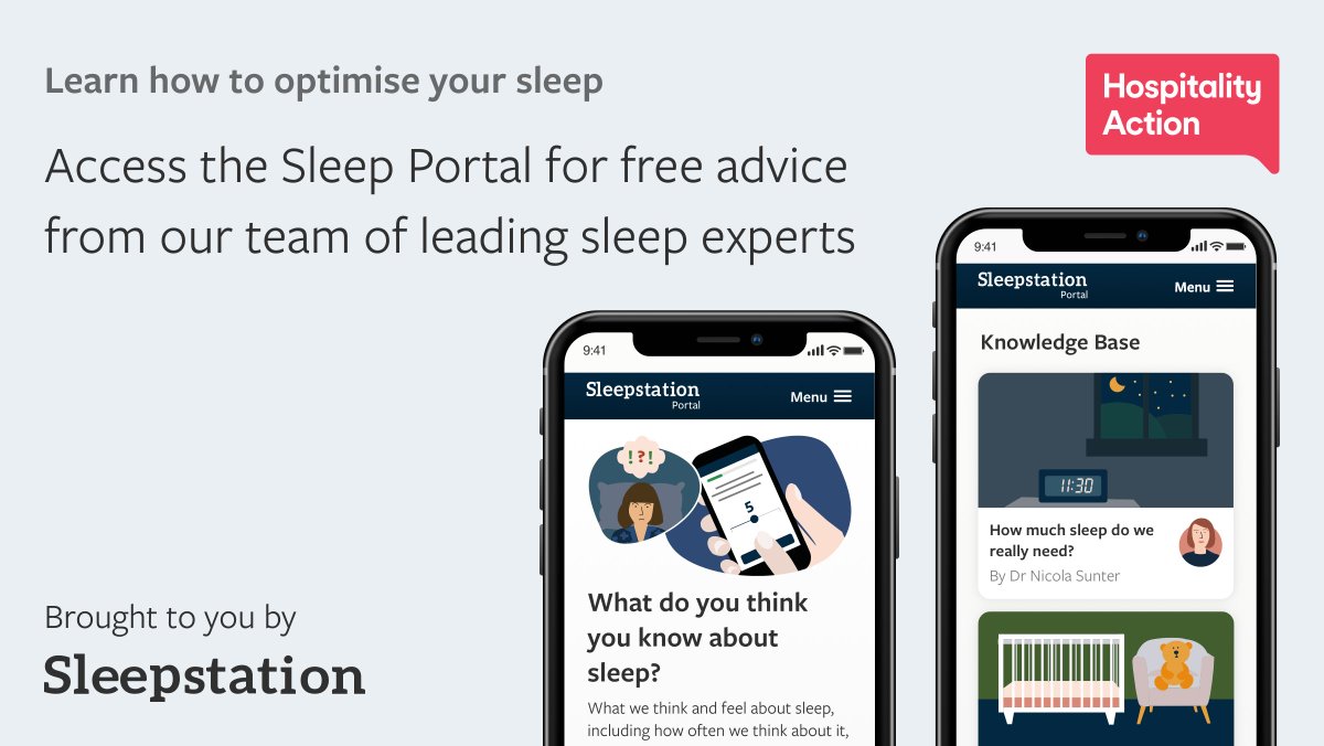 If lack of sleep is getting you down be sure to log onto our Sleep Portal by <a href="/_sleepstation/">Sleepstation 💙</a> for some useful tips. Visit: ow.ly/Jg0O50EXPYI and use the password: hospitality2020 😴