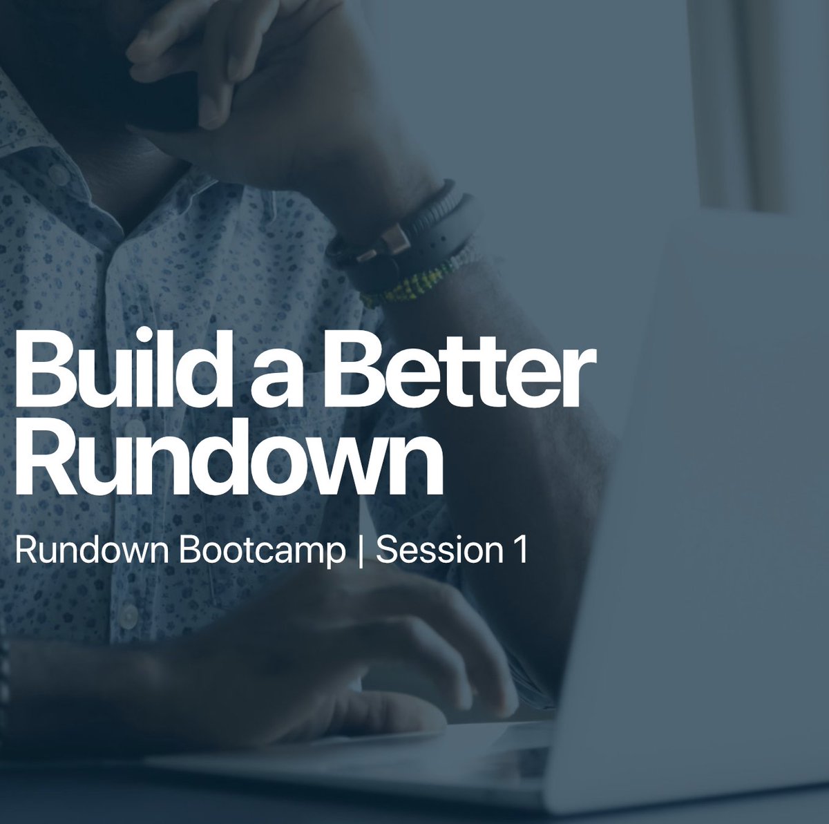 Rundown Bootcamp | Session 1 | 2 PM ET  🎉 head over to hubs.ly/H0Rr00N0, we're going live in less than 20 minutes! 

Learn best practices for navigating Shoflo Rundown and creating pro-grade agendas to be used on live, virtual, or hybrid events.