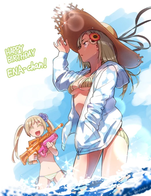 遅刻したけど誕生日おめでとう!
#7月1日は豊崎恵那の誕生日 
#リトルアーモリー 