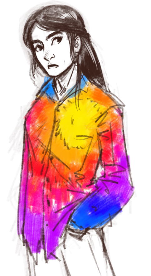 А я тут продолжил тему хиппиау
И это - хиппи-Яо. Мальчик, который вырос в очень закрытой хиппи-коммуне, внешнего мира почти не видел, но очень хочет. В отношениях с другими в коммуне натянутых - мамка его от "чужака" родила...

#MDZS #MengYao #TabaquiArt