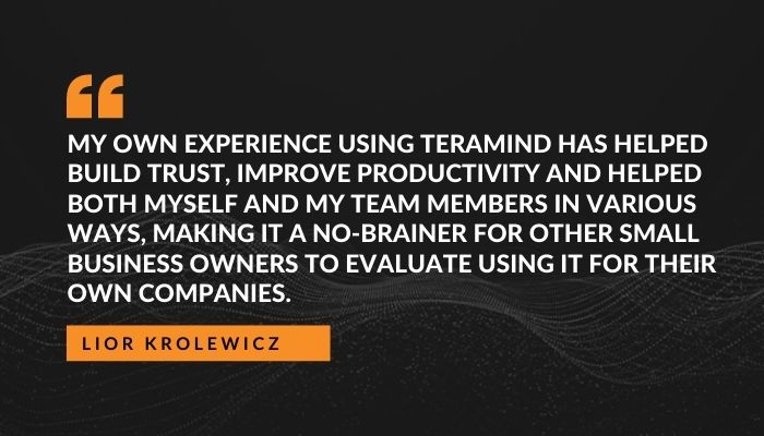 Learn how small businesses use #employeemonitoring to build trust with #remoteteams and boost performance from Lior Krolewicz, CEO of Yael Consulting: hubs.ly/H0RjKgM0