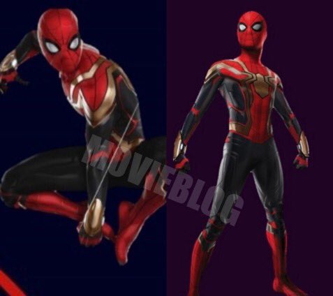 Spider-man (No Way Home) Integrated suit | MCU Minecraft Skin