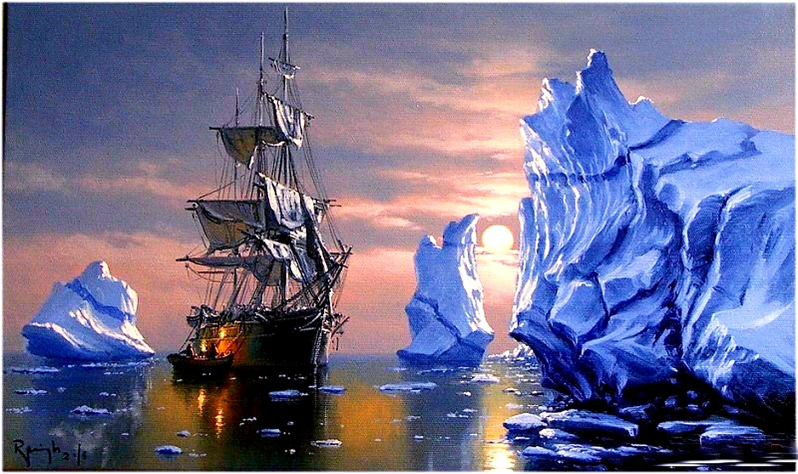 Марек Ружик картины море
