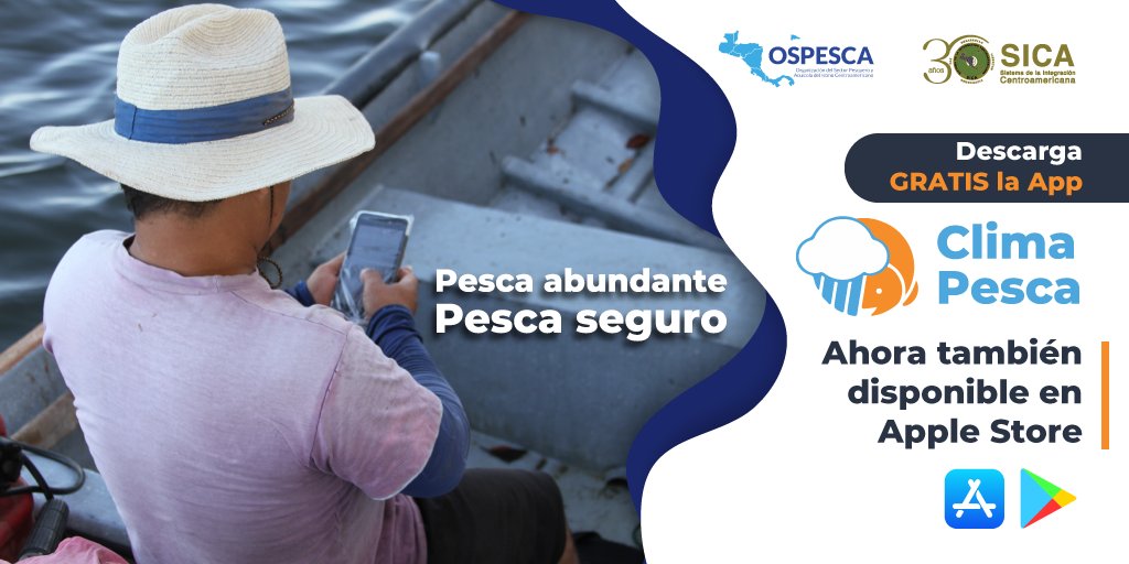 Antes de ingresar al mar a pescar, revisa el clima y a dónde están los peces. Así tu labor es más segura. Ese es el beneficio que te ofrece la App CLIMAPESCA que puedes descargar gratis📲 disponible para teléfonos Apple y Android. Queremos que tu pesca sea abundante. 🐟🐟