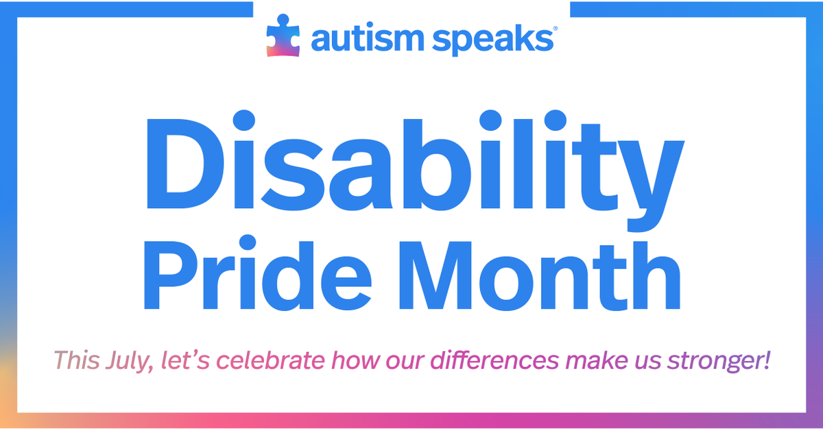 July is #DisabilityPrideMonth and we want to celebrate how our differences make us stronger! What does Disability Pride Month mean to you?