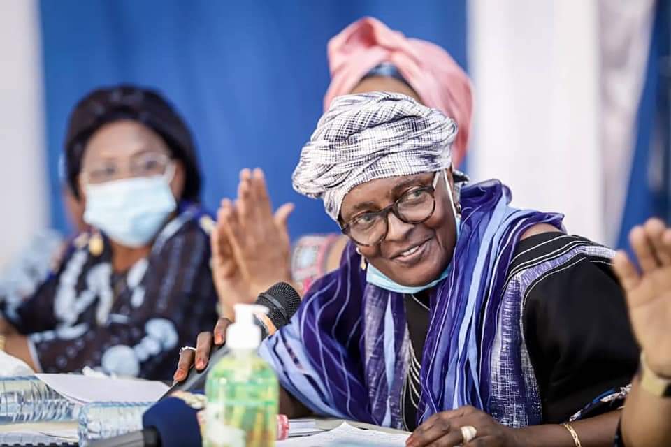 GRIF_Femmes's tweet photo. #Enimages Aicha Bah Diallo de la Fondation Mo Ibrahim et Ancienne Sous-Directrice Generale @UNESCO_fr & Saran Daraba Kaba du Conseil des Sages de la #CEDEAO & Ancienne SG de l'Union du Fleuve Mano | AG du Reseau des Femmes Africaines Ministres & Parlementaires #REFAMP -#Guinee https://t.co/p4lwbT5H9l