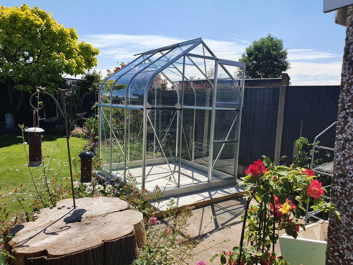 Today's Install Vitavia Orion 6x6 <a href="/VitaviaLtd/">Vitavia Greenhouses</a>