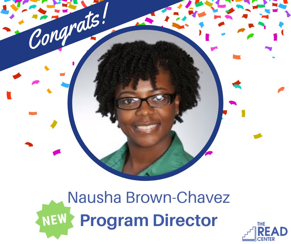 TheREADCenter's tweet photo. #tbt to when Nausha was READ's Program Manager. Starting today, she has been promoted to Program Director! Congratulations, Nausha! Learn more here: https://t.co/TICYpXKh1V https://t.co/nyTRLQ7hQn
