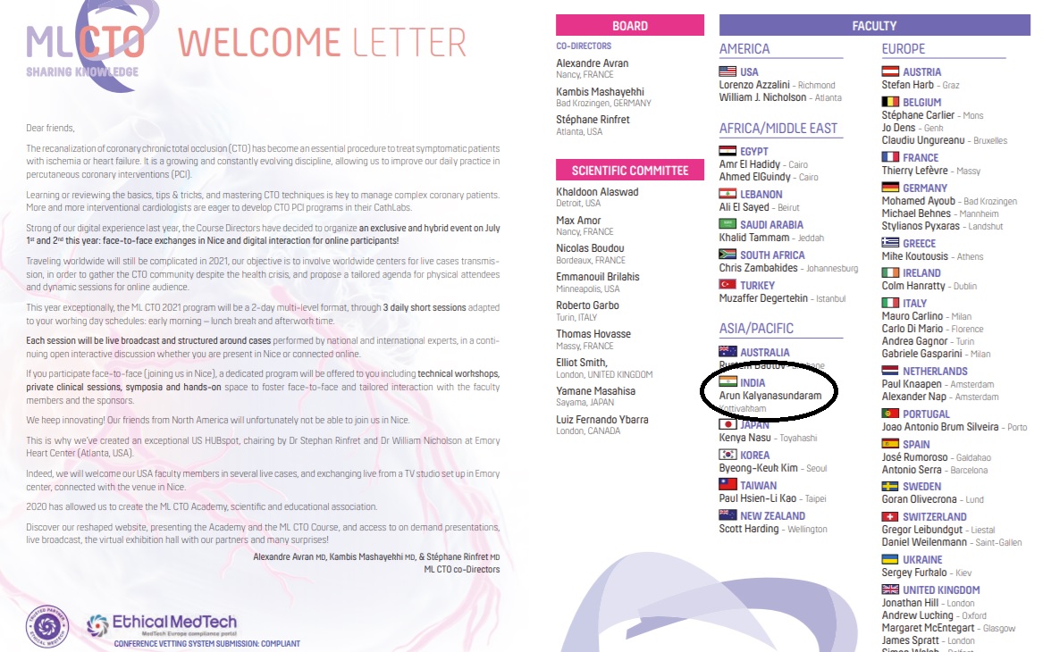 Dr Arun Kalyanasundaram (@drarun_ctomd) on Twitter photo 