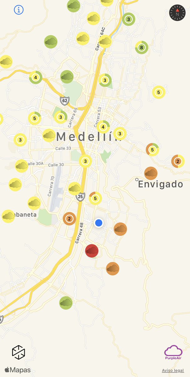 La #CalidadDelAire es un problema de todos, no hay opción de comprar botellas de aire
Podemos hacer #microrrevoluciones, como cambiar hábitos de movilidad
#Conectamos los #datos de #sensores con las personas por medio de la app #Airmony, para tomar #decisiones mejor informados