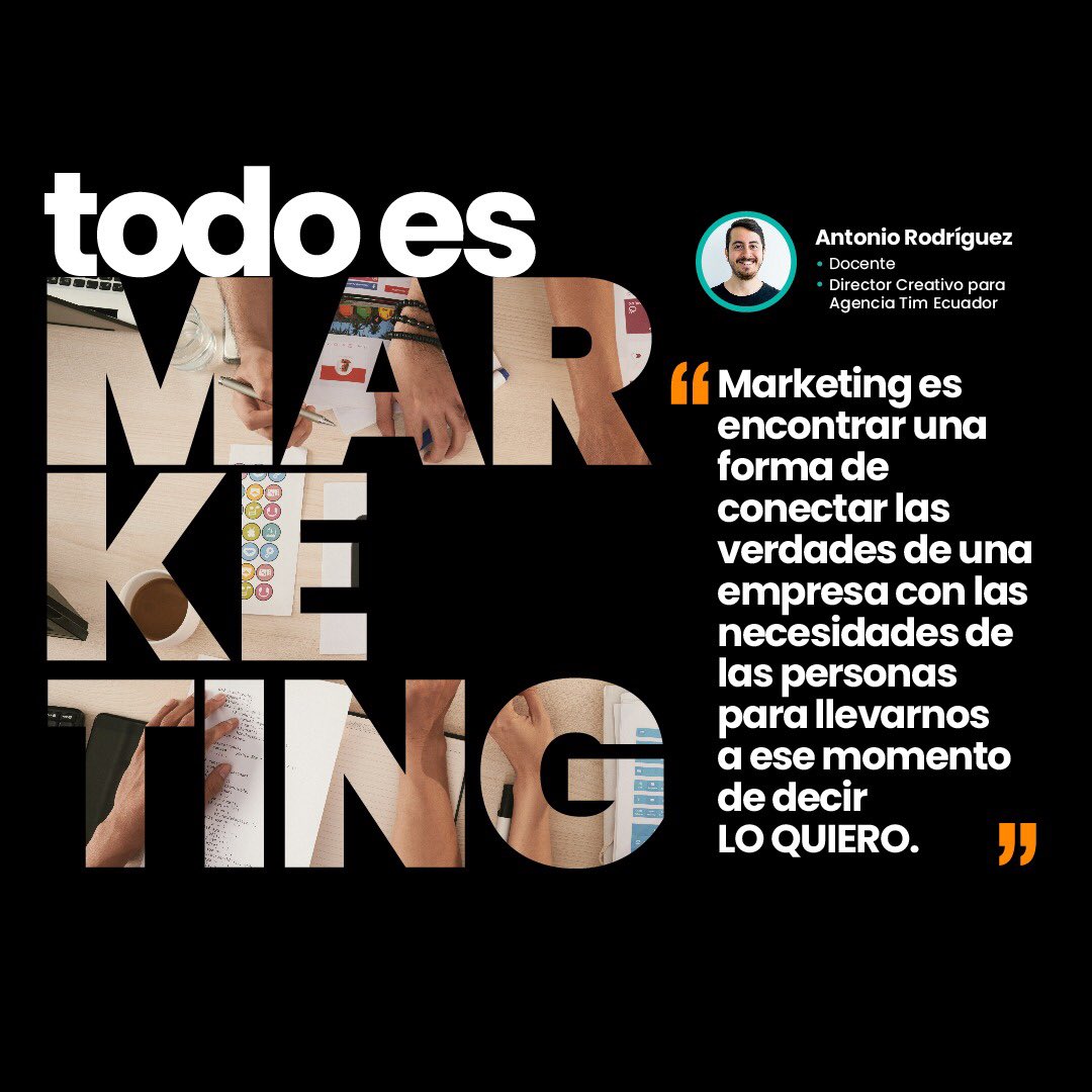 HumaneNegocios's tweet image. 👉🏼Los invitamos a leer la última entrada de nuestro BLOG "Todo es Marketing" elaborado por Antonio Rodríguez - Coordinador de la carrera de Marketing. 

Y para ti ¿Qué es Marketing🤔?
.
✅Lee el blog completo: bit.ly/3huGkls 
 #HumaneInstitutoDeNegocios #BlogHumane
