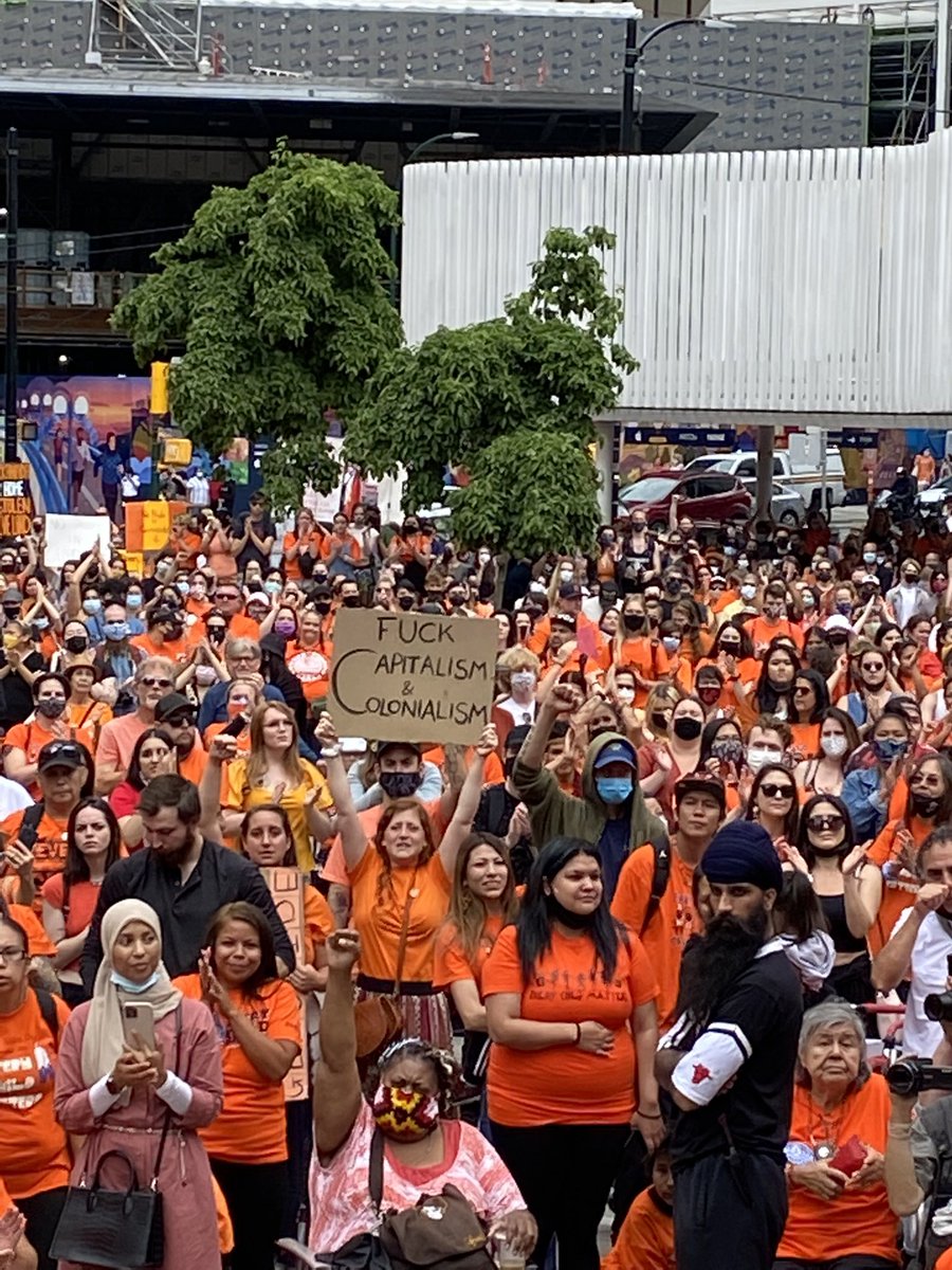 I love ❤️❤️❤️seeing all of the orange shirts and I especially like the sign in this picture a friend sent to me today!