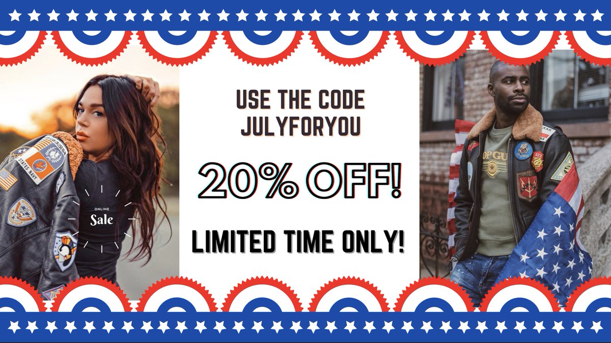 TopGunstore's tweet image. Friends enjoy the 20% OFF!!! from today! until 4th july! #topgun #topgunfashion #sale