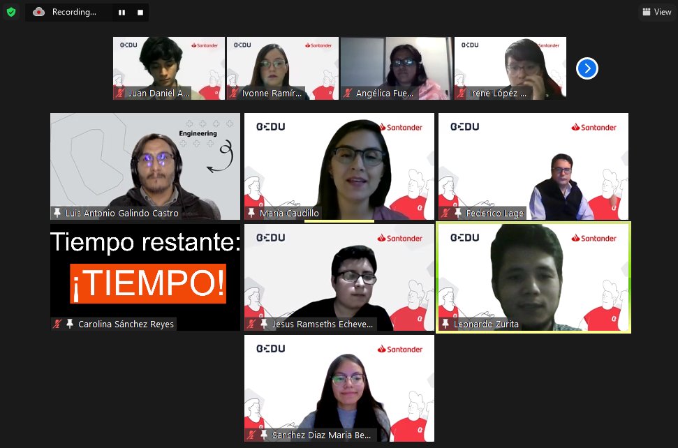 Bedu_Org's tweet photo. ¡Prueba superada! 🎓 Grandes proyectos fueron presentados en el #PrototypeDay de los alumnos que participaron en la beca de @santanderunimx y BEDU. Ahora están preparados para un mejor futuro profesional. #TalentoSantanderBEDU #BecasSantander https://t.co/akDWkcONgs