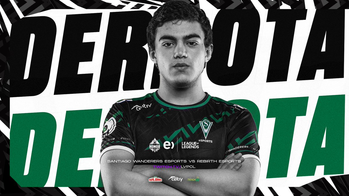 SWeSportsLA's tweet photo. #SWLOL | FECHA 18 | #LigaDeHonorEntel

Bueno, fue un gusto señores 🤝 GGWP @Rebirthe_Sports, perdimos en esta ultima fecha de @LVPchileLol 😢 

#GoSW #VamosWanderers https://t.co/UfHTpWXtgm