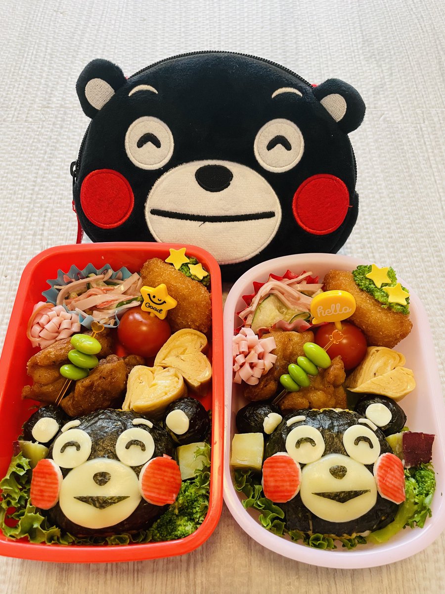 名無しラジオ くまモン弁当 元気にいってらっしゃい くまモン弁当 くまモン 55 Kumamon くまもん デコ弁 キャラ弁 幼稚園弁当 熊本 お弁当