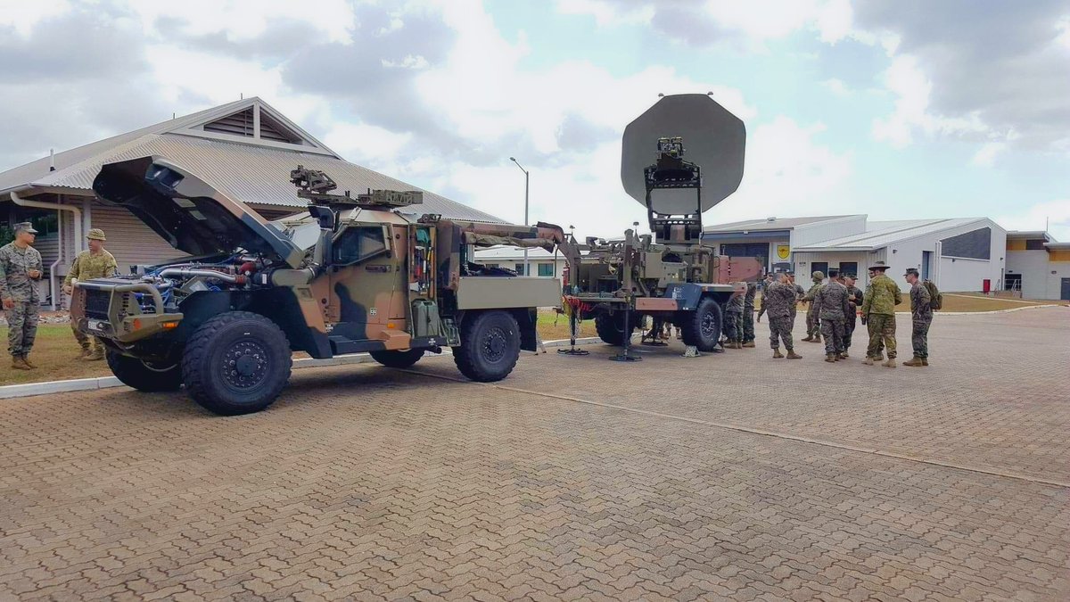 1st Combat Signal Regiment - Australian Army (@1csrausarmy) on Twitter photo #ICYMI In June, 1 CSR hosted our @MrfDarwin counterparts, displaying some of our communications equipment. Of interest was the L121 Protected Mobility Vehicle – Light (PMV-L) and the Land 2072-2B Medium SATCOM Terminal (MST) which have recently been introduced into
service. #ICYMI In June, 1 CSR hosted our @MrfDarwin counterparts, displaying some of our communications equipment. Of interest was the L121 Protected Mobility Vehicle – Light (PMV-L) and the Land 2072-2B Medium SATCOM Terminal (MST) which have recently been introduced into
service.