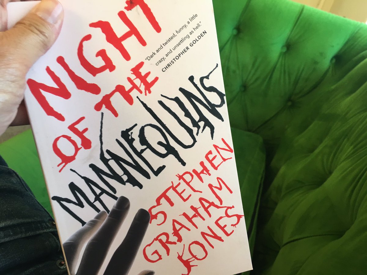 nickbelardes's tweet photo. Read this line from NIGHT OF THE MANNEQUINS by @SGJ72 to Jane because, well, she teaches AP English. And because mannequins do come to life . . . #afternoonread https://t.co/Eb5jT60BJK