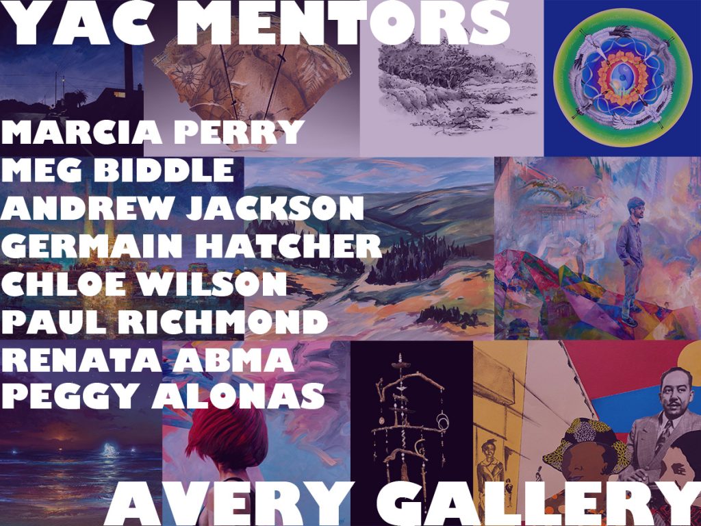 YACstudios's tweet image. YAC mentors are showing their work in a virtual exhibit at Avery Gallery, up now through July! Follow the link to explore the work of our seven talented mentors! yacstudios.org/blog/upcoming-…