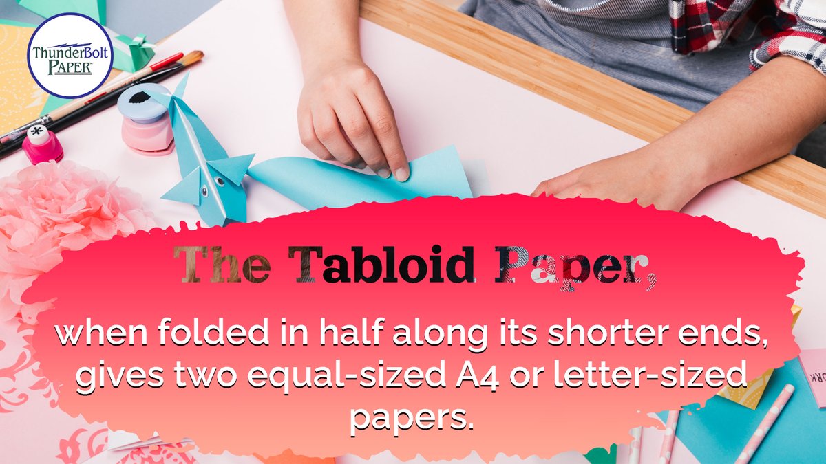 ThunderBoltPap1's tweet photo. The tabloid paper, when folded in half along its shorter ends, gives two equal-sized A4 or letter-sized papers. 

https://t.co/kHjHXr1AoT

#tabloidpaper #naturalpaper #archivalpaper #cardstock #thickpaper #print #yogaday #papercrafting #classicart #papercrafts #tabloidsizepaper https://t.co/GvoHhzD38m