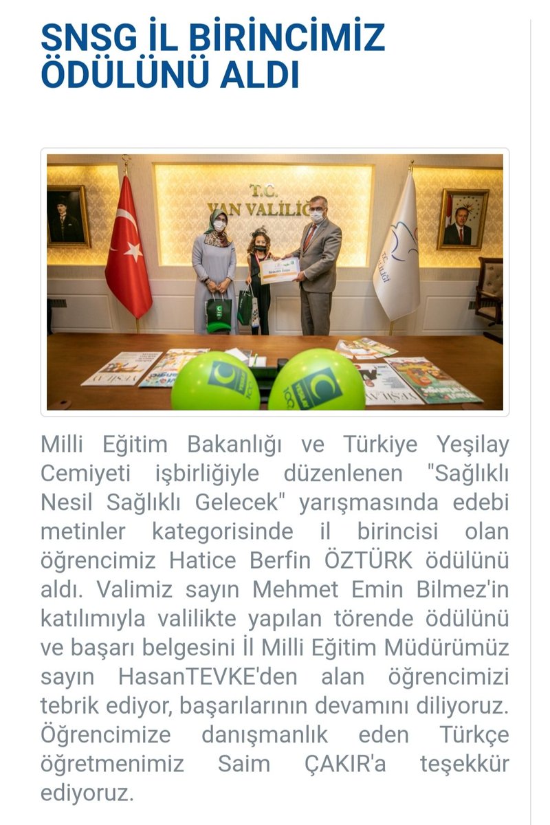 Van Yusuf Gokçenay Bilim ve Sanat Merkezi (@vanbilim) on Twitter photo 