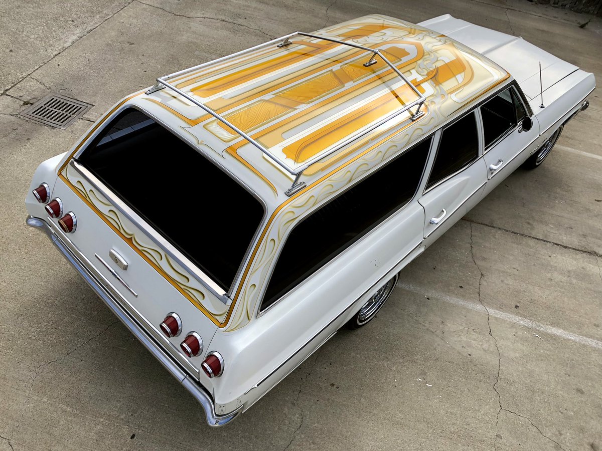evergoldgallery's tweet photo. Guy Overfelt Mints The First NFT Tied To Physical Car Ownership!!! Drive it out of the metaverse and into IRL https://t.co/6v2NqcMHgx #lowrider #impala #nftart #nft #eth #shibarmy #guyoverfelt @withFND @EverGoldGallery @guyoverfelt https://t.co/T9JKFjeHBT