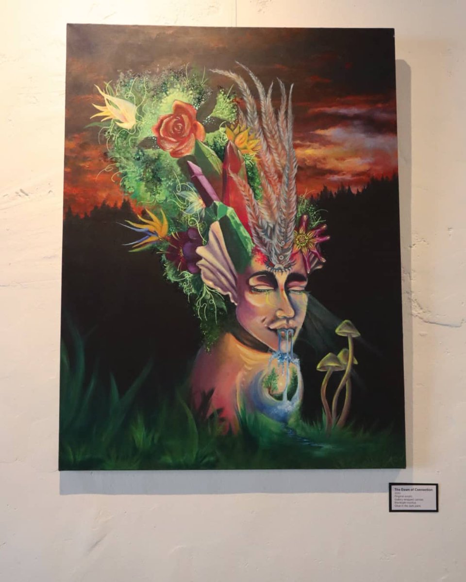 🚨 New Art Alert 🚨come in and check out our new art work from @dollgurl7 It's absolutely mystical and a real treat to experience up close!