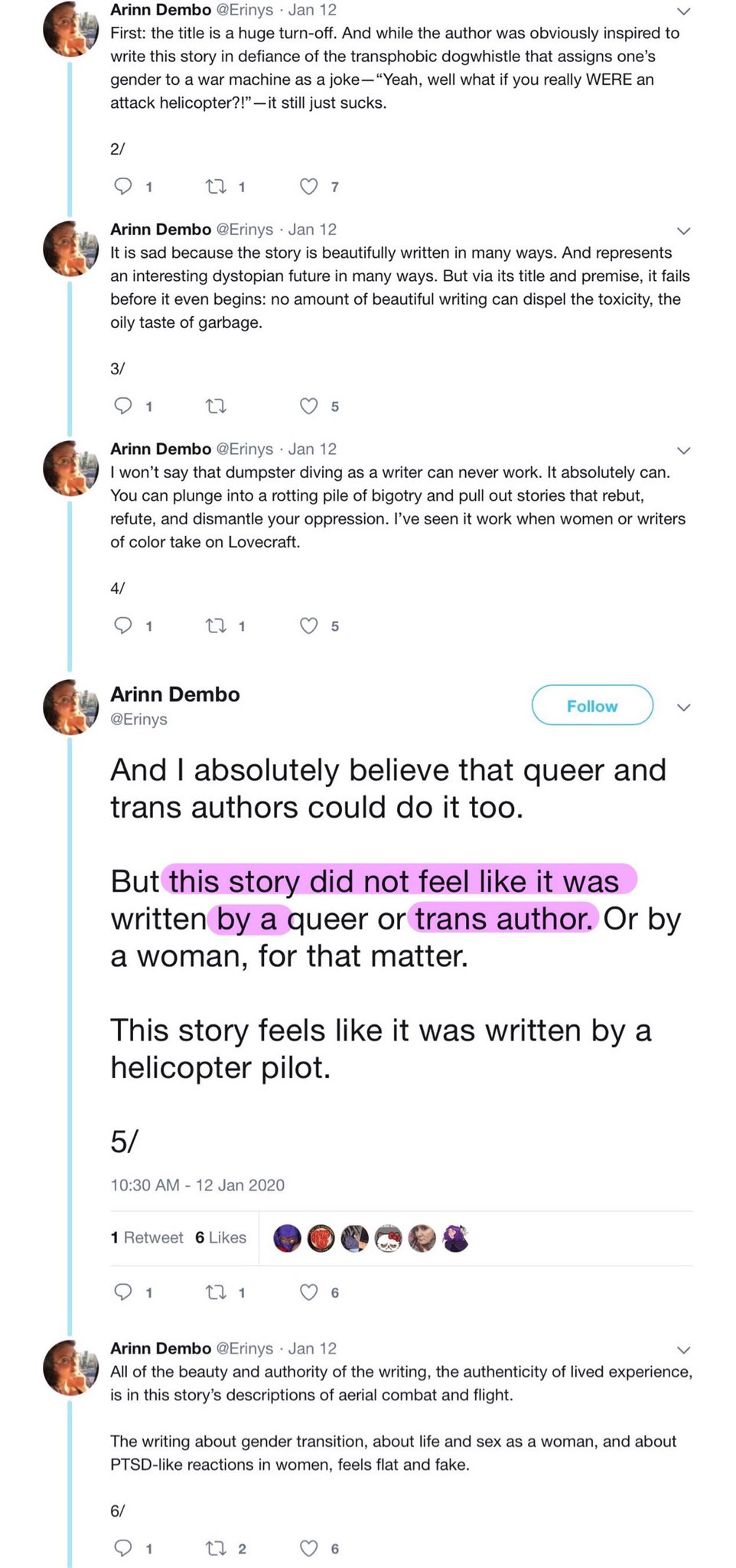 Isabel Fall’s sci-fi story “I Sexually Identify as an Attack Helicopter ...