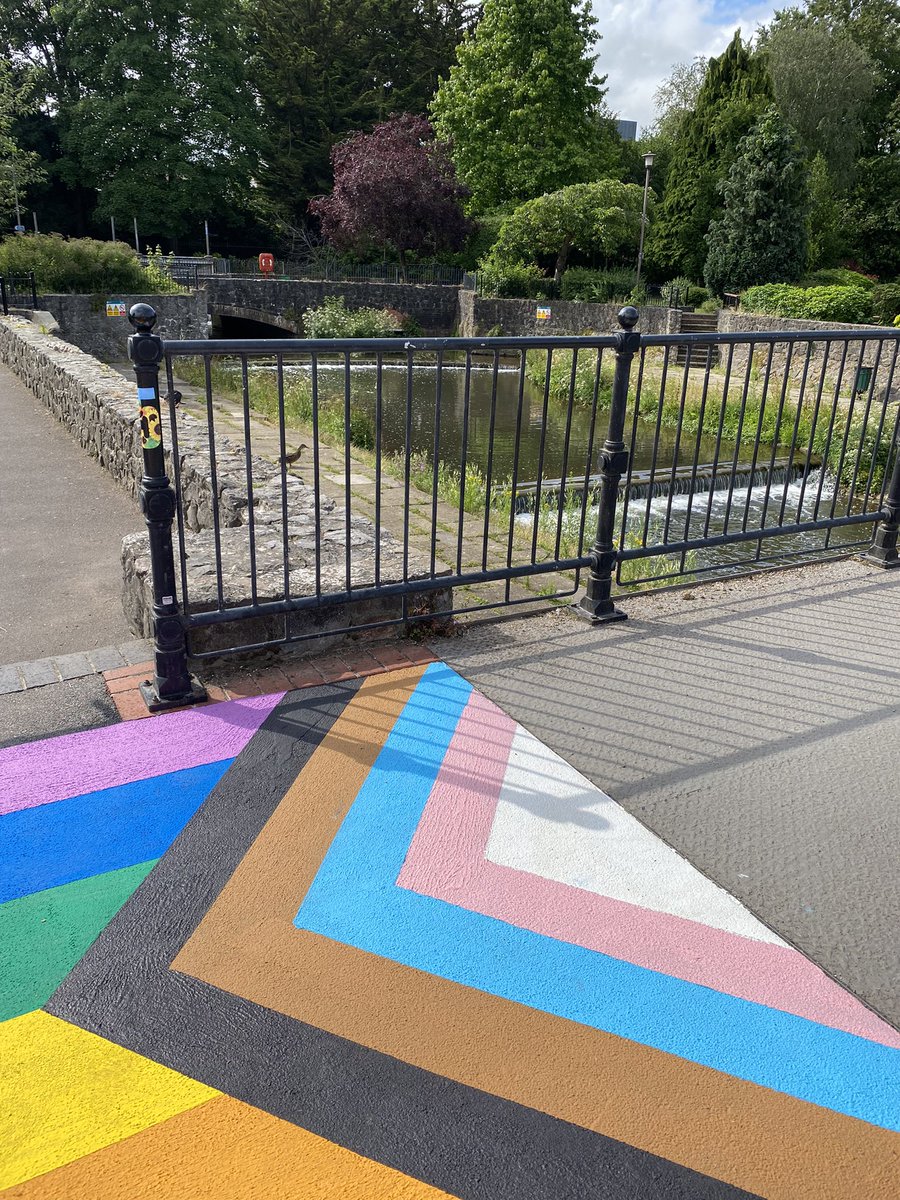 TauntonPrideCIC's tweet photo. @somersethour Hey ๐ we hope youโre all having a lovely evening. If you havenโt visited the #RainbowPath yet head on down to Goodlands Gardens to get a selfie ๐คณ๐๐๐ป #SomersetHour #TT21 #TauntonTogether #itsok2bu #LoveWins #visittaunton https://t.co/2k8hPOSyuk
