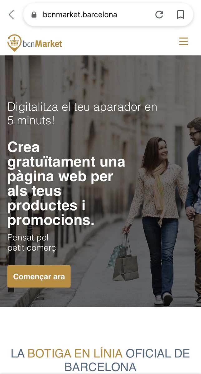 Avui hem presentat #bcnMarket, la botiga online oficial de Barcelona. 

Una aposta de <a href="/BarcelonaOberta/">Barcelona Oberta</a> <a href="/eixosbcn/">Barcelona Comerç</a> @manzaning <a href="/Tiendeo/">Tiendeo</a> , amb el suport de <a href="/bcn_ajuntament/">Ajuntament de Barcelona</a> .

Perquè la transició digital ha de ser justa, també pel comerç de proximitat!