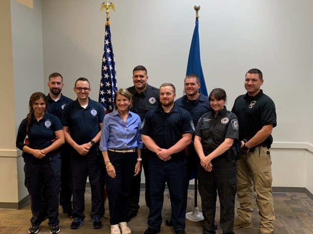 SenCapito's tweet photo. Visited @FLETC in Glynco, Georgia today to learn more about their training practices. 

103 federal agencies and nearly 70,000 students per year are trained by FLETC — some of which are West Virginians I had the chance to meet today! https://t.co/cJakqayX5B