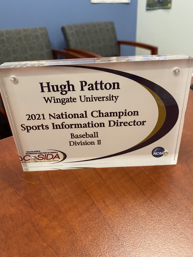 HughPatton's tweet photo. Nothing better than being able to add to this collection!! Shoutout to @CoSIDAnews for the hardware and obviously huge thanks to @WingateBaseball for taking care of business!! 

Looking forward to adding to this collection in the next few years…

#OneDog #WINgate https://t.co/Ll0KDXkLT5