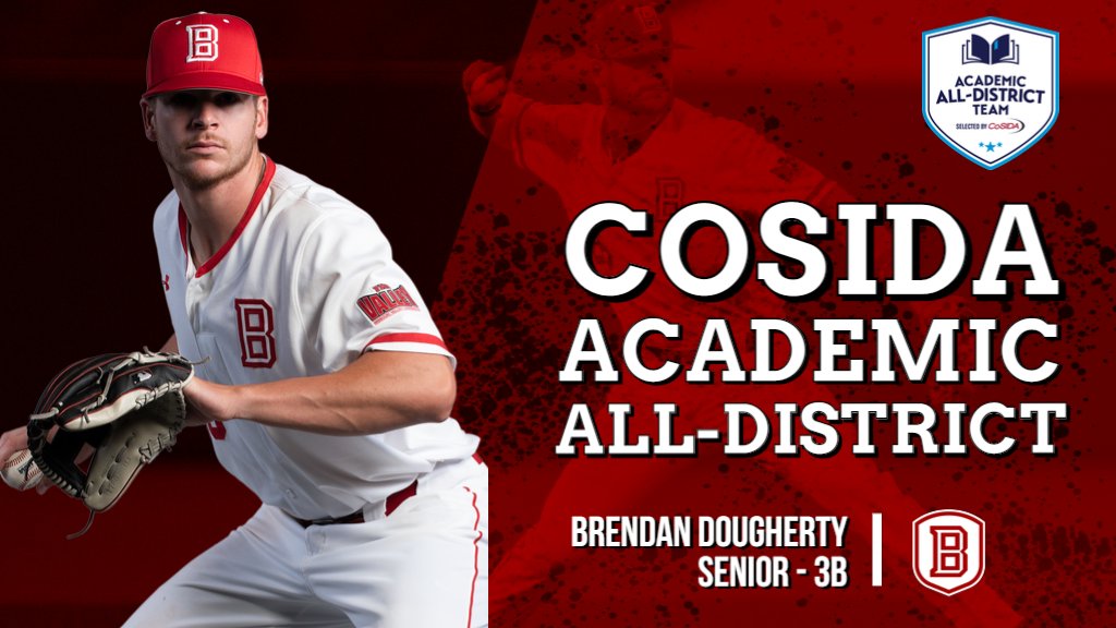 BradleyBaseball's tweet image. 🚨 ACADEMIC NEWS 🚨

Bradley Baseball senior 3B Brendan Dougherty has repeated as a @CoSIDAAcadAA All-District 5 selection!

bubrav.es/3huWXxL