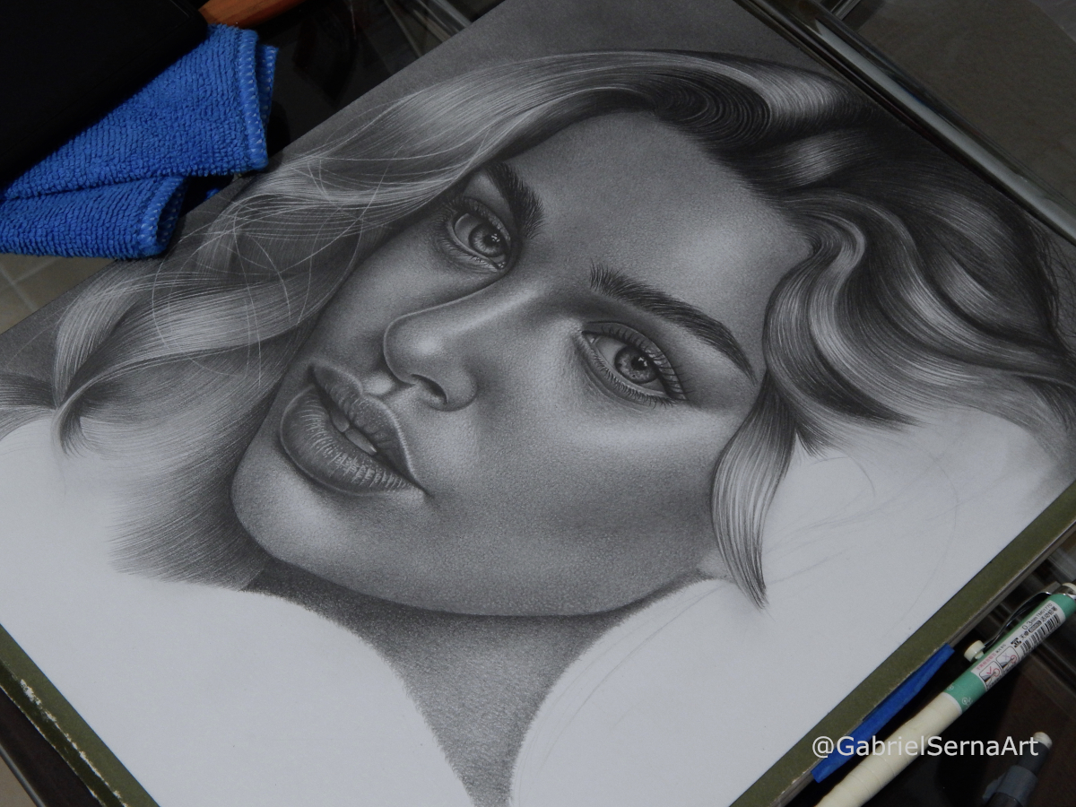 Retrato, dibujo a lápiz - Pencil Drawing. Portrait. #art #arte #retrato #dibujo #portrait #pencildrawing #drawing
